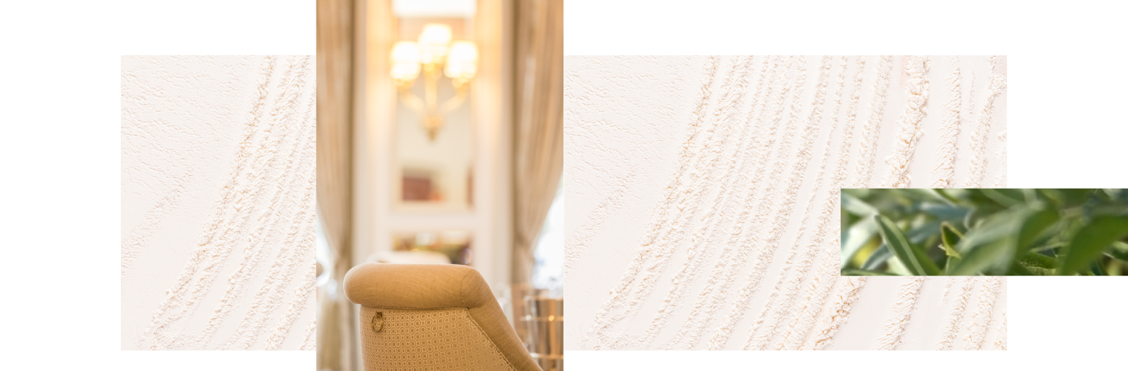 Hintergrundcollage mit drei verschiedenen Bildern