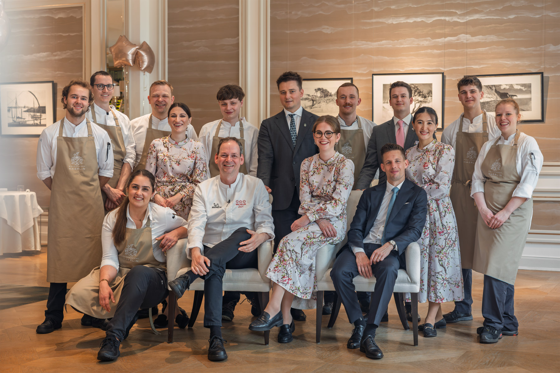 Gruppenbild des Restaurant Haerlin *** Teams